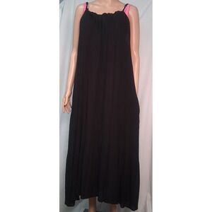 Raviya Women's Ruffle-Trim Low Back Maxi Dress Swim Cover-Up, Small